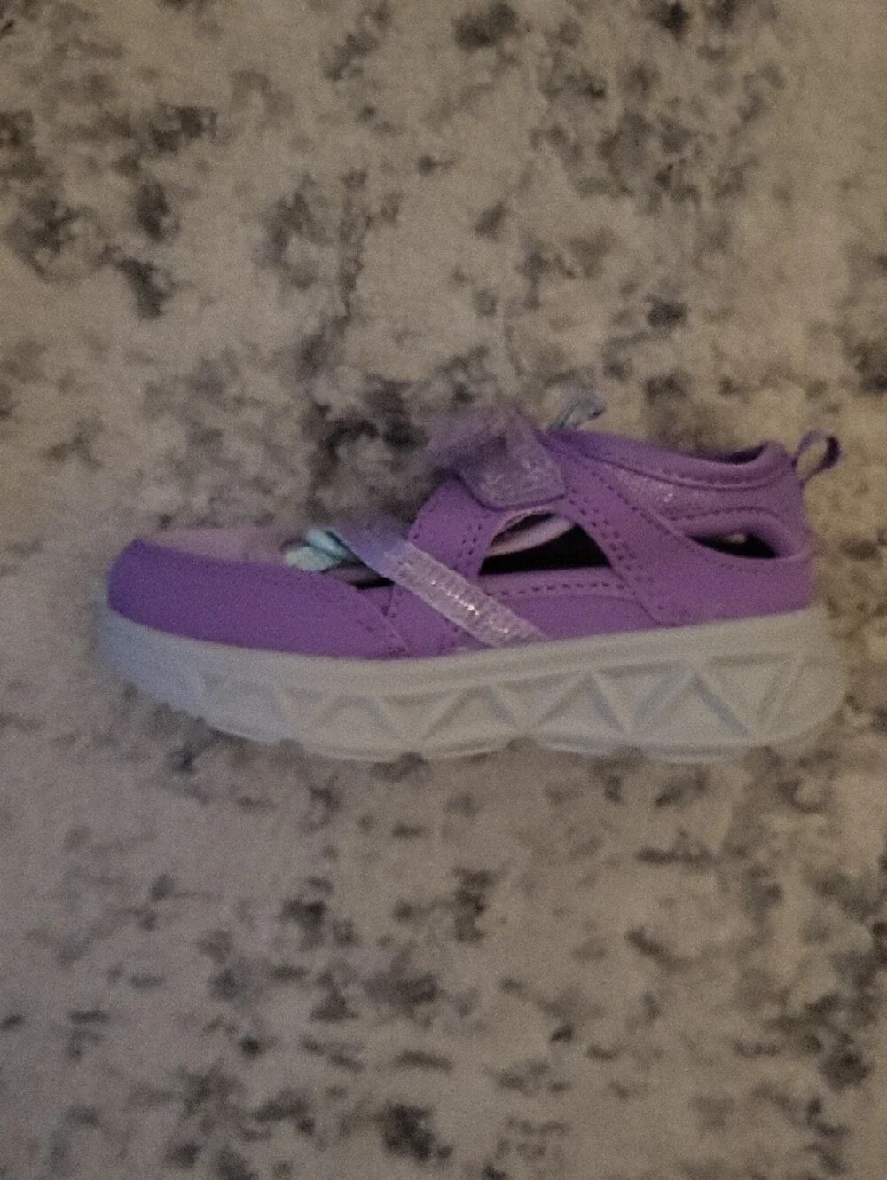 OshKosh B'gosh Purple Toddler Sneakers with Light Blue Accents